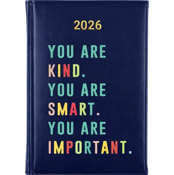 Kalendář Knižní kalendář 2026 A5 modrý