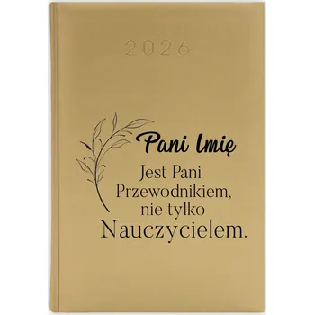 Kalendář Knižní kalendář 2026 A5 FunnyCase zlatý