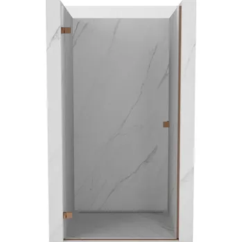 Sprchové dveře Mexen Lunar-B sprchové dveře výklopné levé 60 cm, průhledné, růžové zlato - 832-060-000-60-00-L Sprchové dveře