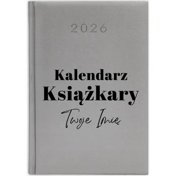 Kalendář Knižní kalendář 2026 A5 FunnyCase stříbrný