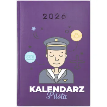 Kalendář Knihový kalendář 2026 A5 fialový