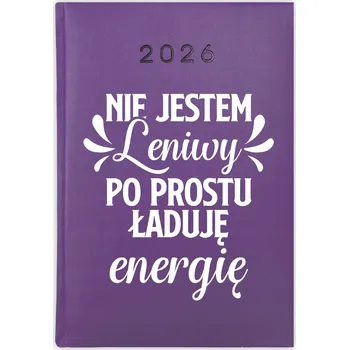 Kalendář Knihový kalendář 2026 A5 fialový