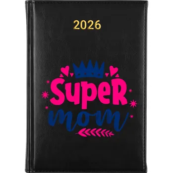 Kalendář Knižkový kalendář 2026 A5 černý