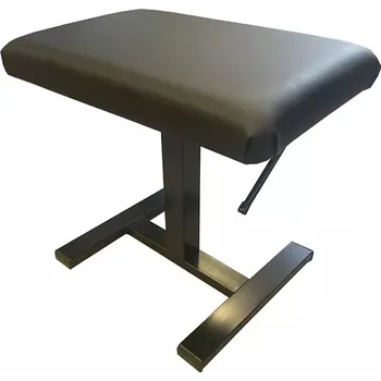 Stolička klavírní hydraulická Discacciati 805 HYDRAULIC 15L černá kůže