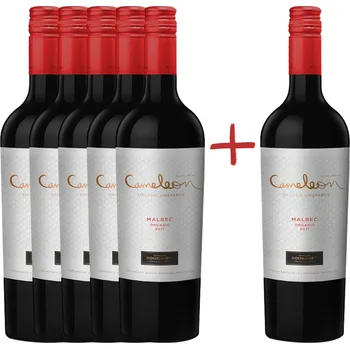 Víno Domaine Jean Bousquet Cameleon Malbec Tupungato 5 + 1 (víno červené, suché )