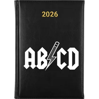 Kalendář Knižní kalendář 2026 A5 FunnyCase černý