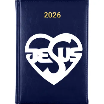 Kalendář Knižní kalendář 2026 A5 modrý