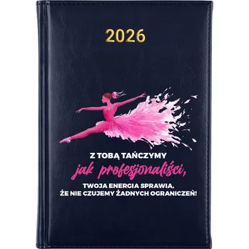 Kalendář Knižkový kalendář 2026 A5 FunnyCase modrý