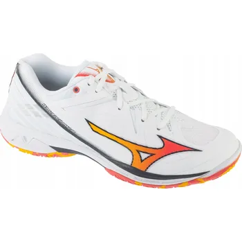 Pracovní obuv Badmintonové boty Mizuno Wave Claw 3 Bílé, velikost 46