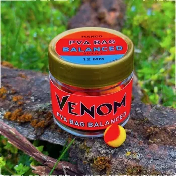 Boilies Feeder Mania Venom PVA Bag Balanced 12 mm - Mango