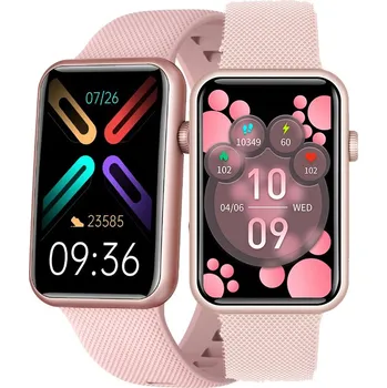 Chytré hodinky Chytré Hodinky DIAWAY HT5Pro MĚŘIČ TLAKU VODĚODOLNÉ IP68 růžové