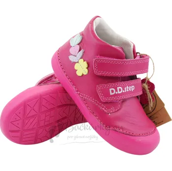Chlapecké polobotky Dětské celoroční boty D.D.Step S066-52737 Dark Pink - vel. 22