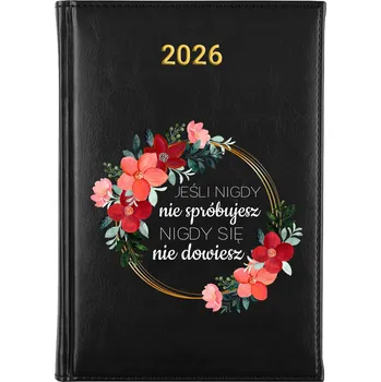 Diář Knižkový kalendář 2026 A5 černý