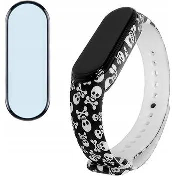 Příslušenství k chytrým hodinkám ŘEMÍNEK SE SKLEM pro XIAOMI MI BAND 6 - VÍCE BAREV