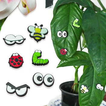 Dekorativní magnet Magnetky na rostliny oči 6 ks