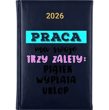 Kalendář Knižkový kalendář 2026 A5 FunnyCase modrý