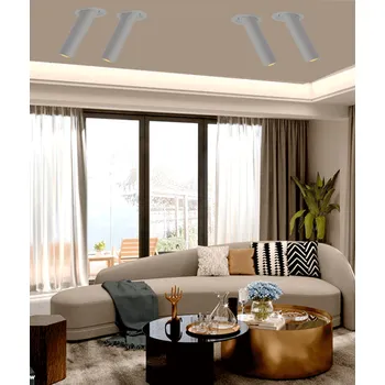 Nástěnné svítidlo LEDSVITI Šedé LED vestavné thin svítidlo 5W 20cm 4000K