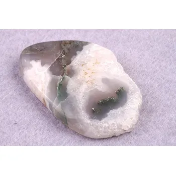 Sběratelství Kabošon Moss Druzy Quartz č.5621 (46x31x7mm)