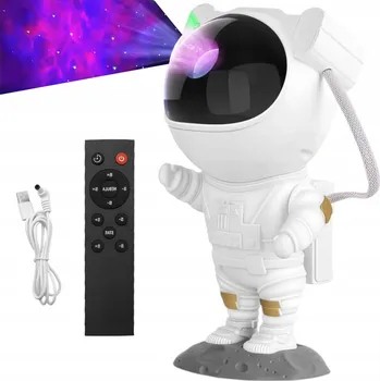 Dětské svítidlo Projektor Noční Oblohy Projektor Nebe Astronaut Lampička s dálkovým ovládáním
