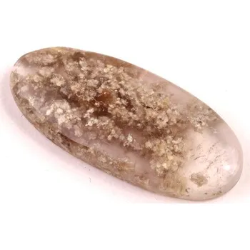 Přírodní kámen Kabošon Moss Quartz č.5594 (34x15x5mm)