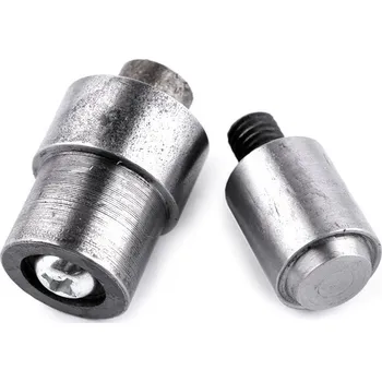 Galanterie Piston k nýtování lesklých průchodek vnitřní Ø12 mm