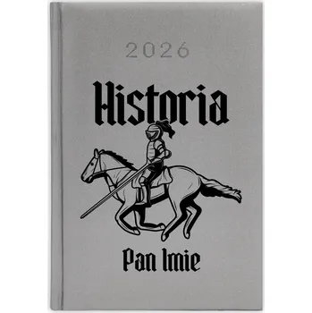 Kalendář Knižní kalendář 2026 A5 FunnyCase stříbrný