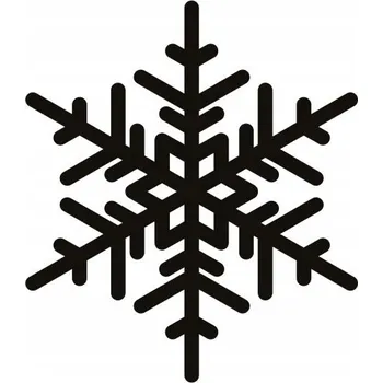 Samolepicí dekorace na vozidlo Samolepka na auto - sněhová vločka