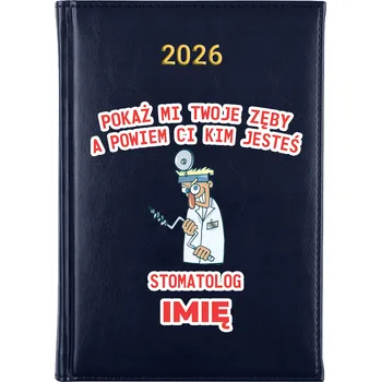 Kalendář Knižkový kalendář 2026 A5 FunnyCase modrý