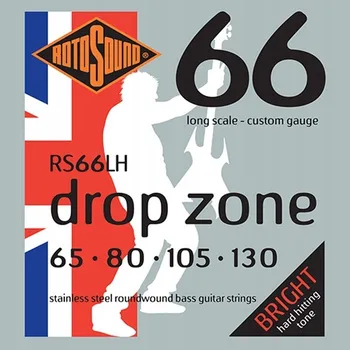 Struna pro kytaru a smyčcový nástroj Rotosound RS-66LH Swing Bass 66