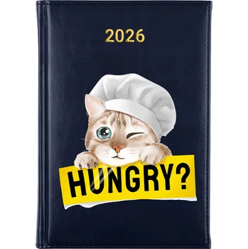 Kalendář Knižkový kalendář 2026 A5 FunnyCase modrý