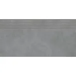 Rako Extra schodovka 30x60 cm, tmavě šedá mat (1ks) DCPSR724