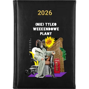 Kalendář Knižkový kalendář 2026 A5 černý