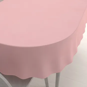 ubrus Teflonový oválný ubrus - Paris TF-125 Pudrově růžový 50x100 cm