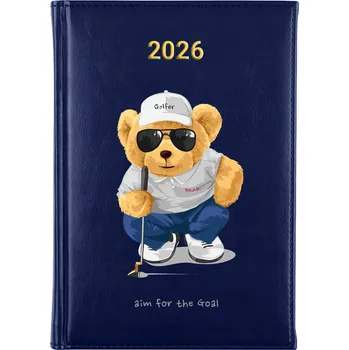 Kalendář Knižní kalendář 2026 A5 modrý