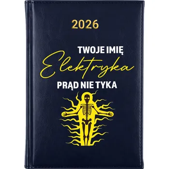 Kalendář Knižkový kalendář 2026 A5 FunnyCase modrý