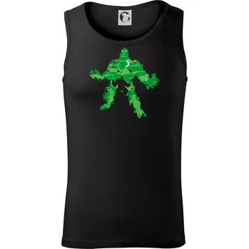 Green Monster mraky - Tílko pánské Core - L ( Černá )