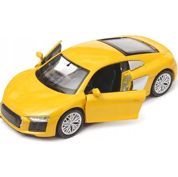 autíčko Audi R8 V10 2016 1:34 - Model auta WELLY, žlutá barva