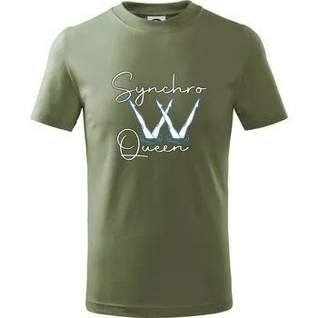 Chlapecké tričko Synchro Queen - Tričko dětské bavlněné - 98 cm / 2 roky ( Khaki )