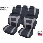 Autopotahy Perfetto EL SsangYong Torres šedá