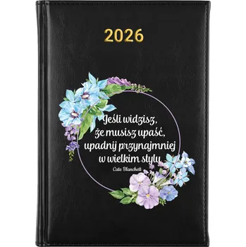 Kalendář Knižní kalendář 2026 A5 FunnyCase černý