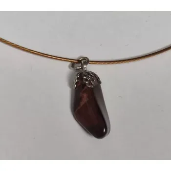 Náhrdelník Náhrdelník na lanku s polodrahokamem - býčí oko (do vyprodání zásob)