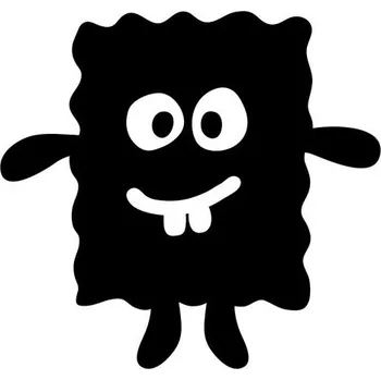 Samolepicí dekorace na vozidlo Samolepka na auto – příšerka sušenka