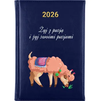 Kalendář Knižní kalendář 2026 A5 modrý