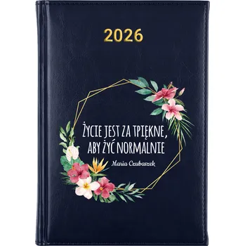 Kalendář Knižkový kalendář 2026 A5 FunnyCase modrý