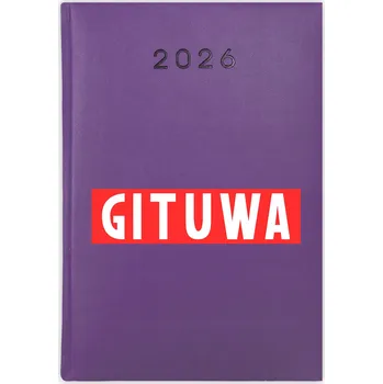 Kalendář Knižní kalendář 2026 A5 FunnyCase fialový