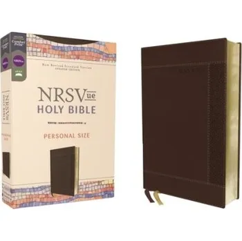 NRSVue, Holy Bible, Personal Size, Leathersoft, Brown, Comfort Print - Zondervan
