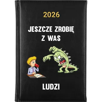 Kalendář Knižkový kalendář 2026 A5 černý
