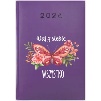 Kalendář Knihový kalendář 2026 A5 fialový
