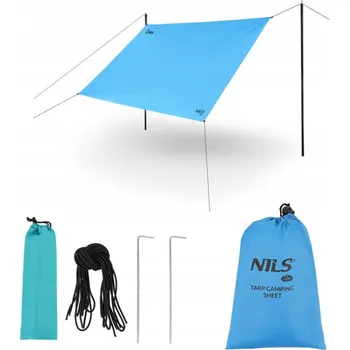 Krycí plachta Plachta turistická 230x140 s montážní sadou Nils Camp
