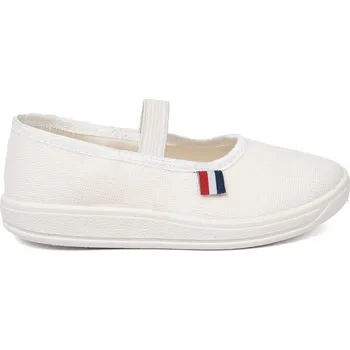 Dívčí tenisky Krásné bílé tenisky dětské bez podpatku 28